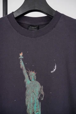 Balenciaga Statue of Liberty Print T-shirt