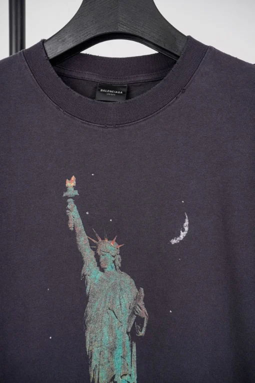 Balenciaga Statue of Liberty Print T-shirt