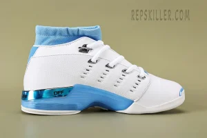 Jordan 17 OG Low Sneaker Reps White Carolina