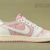 Travis Scott Air Jordan 1 Low “White Pink” Reps