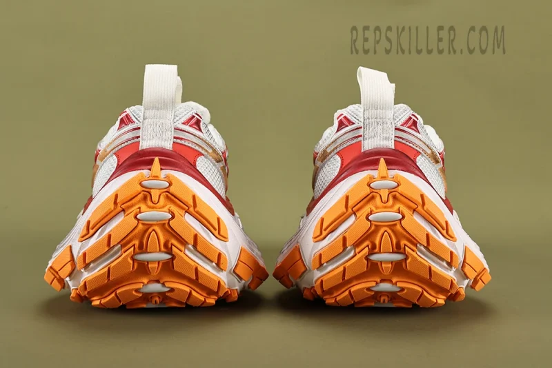 10XL Sneakers White Red Orange