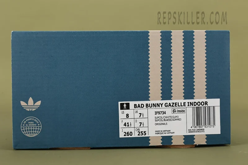 Bad Bunny Gazelle San Juan Blue