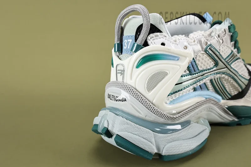 Balenciaga Runner Sneaker White Green Blue