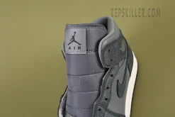 Jordan 1 Mid Distressed Smoke Grey Reps