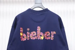 Drew Flower Letter Prints Hoodie