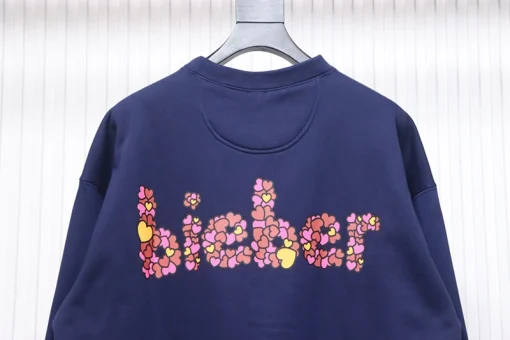 Drew Flower Letter Prints Hoodie