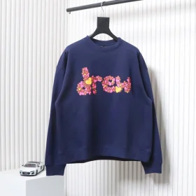 Drew Flower Letter Prints Hoodie