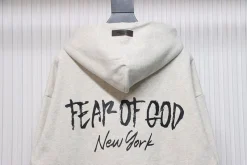 Fear Of God Logo New York Hoodie