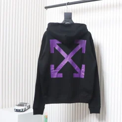 Off White Madonna Print Hoodie