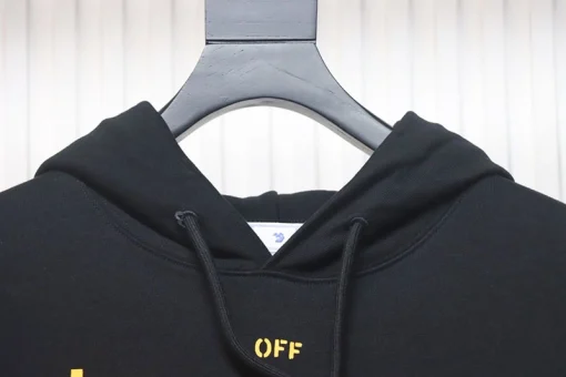 Off White Madonna Print Hoodie