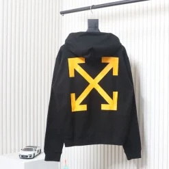 Off White Madonna Print Hoodie