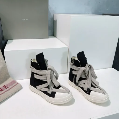 Rick Owens Drkshdw High Top Jumbo Lace Hexagram