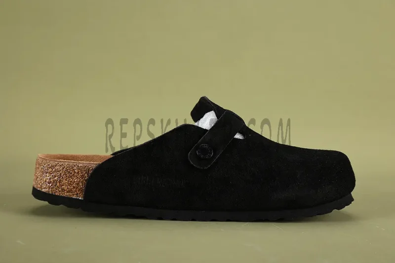 Boston Suede Leather Black