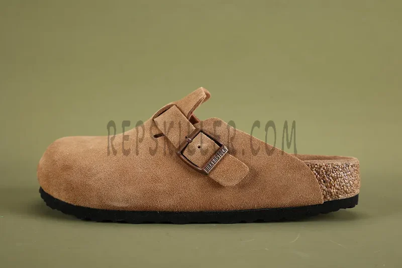 Boston Suede Leather Light Brown