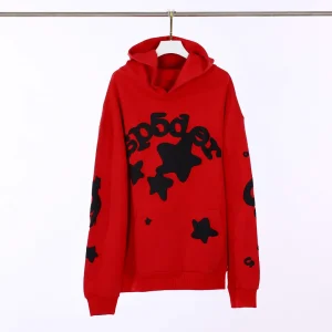 Sp5der Beluga Hoodie Star Red