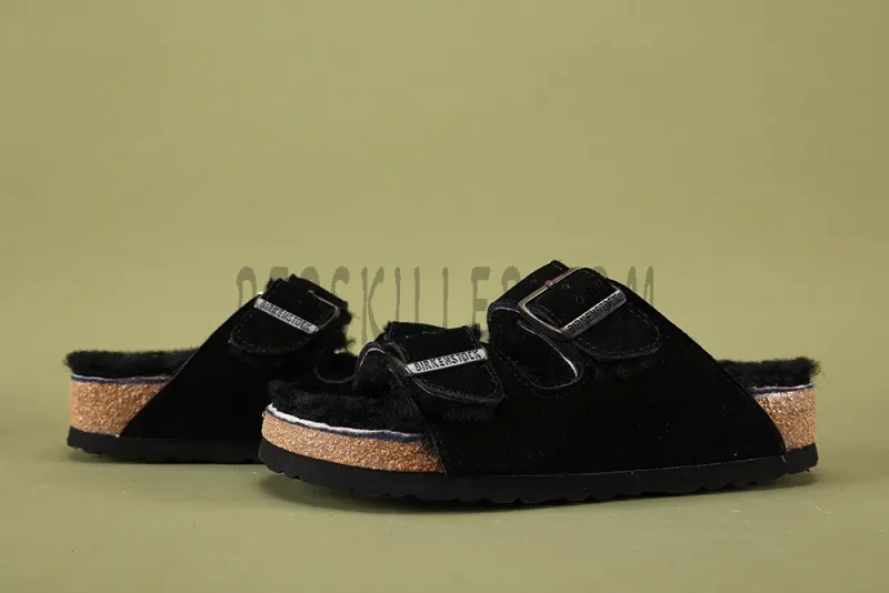 Birkenstock Arizona Shearling Suede Leather