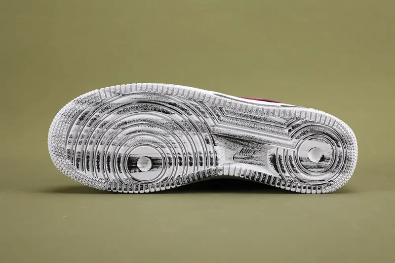 the white outsole