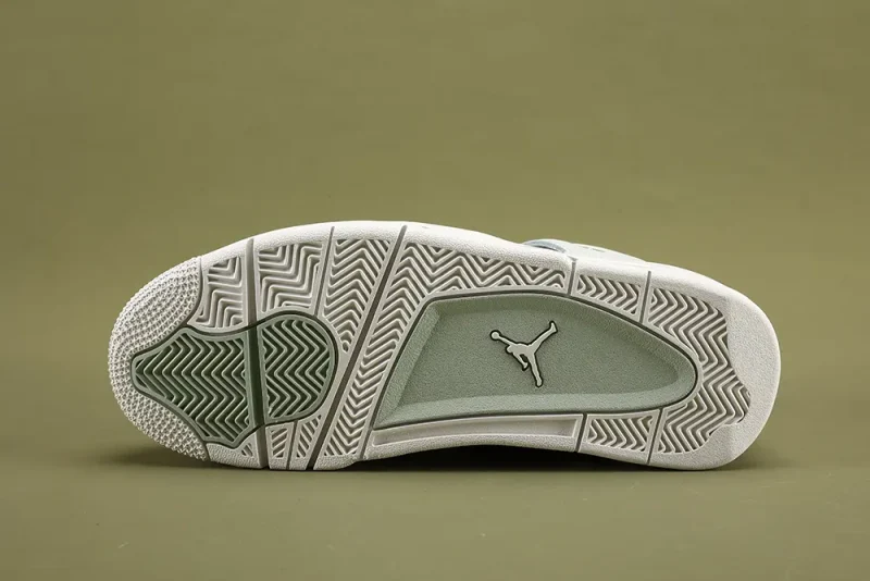 the white and green sole