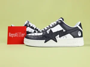 BAPE STA™ COLOR: NEGRO X BLANCO