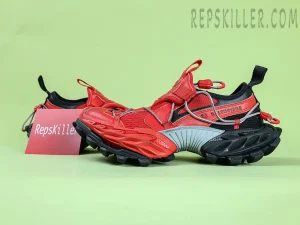 Balenciaga Men's Hike Sneaker in Red/black