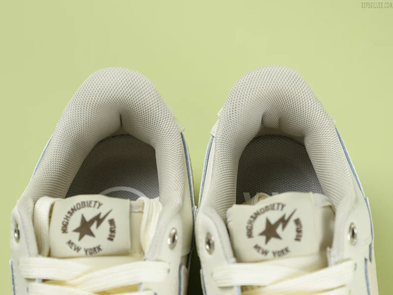 BATHING APE STA Skateboard Shoes Low-Top Khaki - Image 12