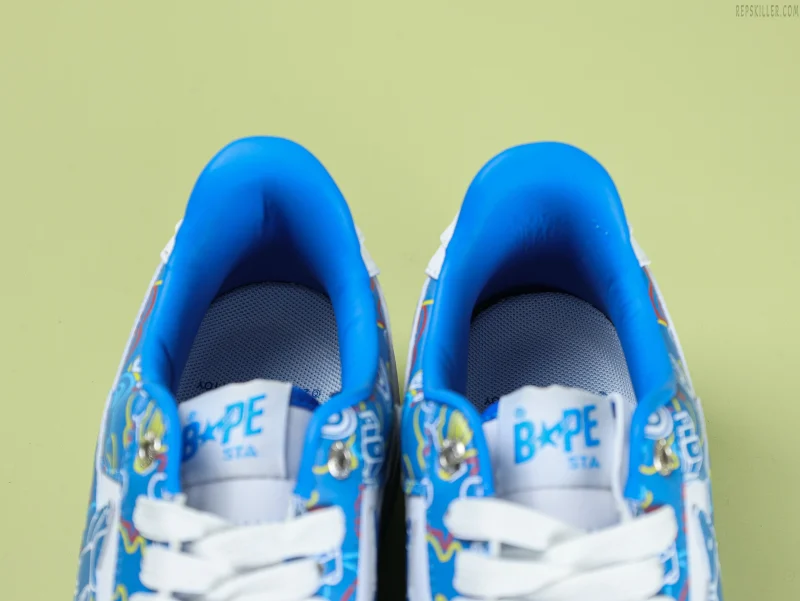 Bathing Ape Bape Sta Medicom Toy Bearbrick Camo Blue - Image 12