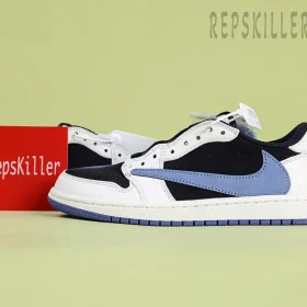 Travis Scott x Air Jordan 1 Low ‘White Blue’