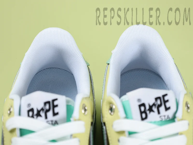 A BATHING APE BapeSta Nostalgic Yellow Green - Image 11